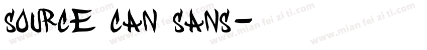 source can sans字体转换